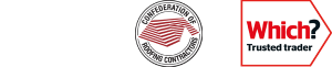 Crystic Roof Which? Trusted Trader and Confederation of Roofing Contractors Logos